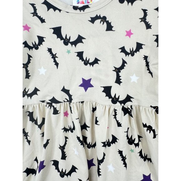 DotDotSmile Girls Dress Size 7 Bats and Stars Print New with Tags - Picture 3 of 4